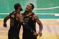 JR Smith and LeBron James during their time with the Cleveland Cavaliers